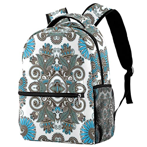Sac à dos motif feu d'artifice pour femme grand volume spacieux