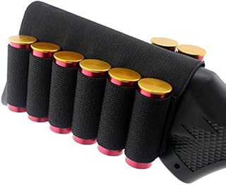Tactical Buttstock for Shotguns - Stock Ammo Carrier - Shotgun Shell Holder for Rifles 8 Round - Shotshell Holder Buttstock Butt Stock Ammo Pouch Accessories Hunters Butt Stock for Butt Stock - HTBMALL