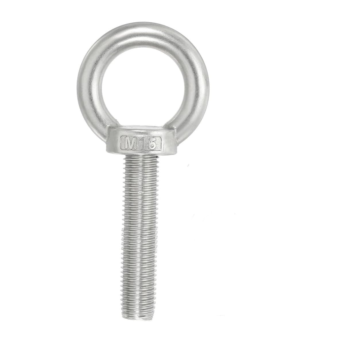 2 Piezas M16 Pernos elevadores Cáncamos de Acero inoxidable 304,Pernos de ojo, Anillos de elevación, Tornillos de ojo para accesorios de elevación (M16x60)