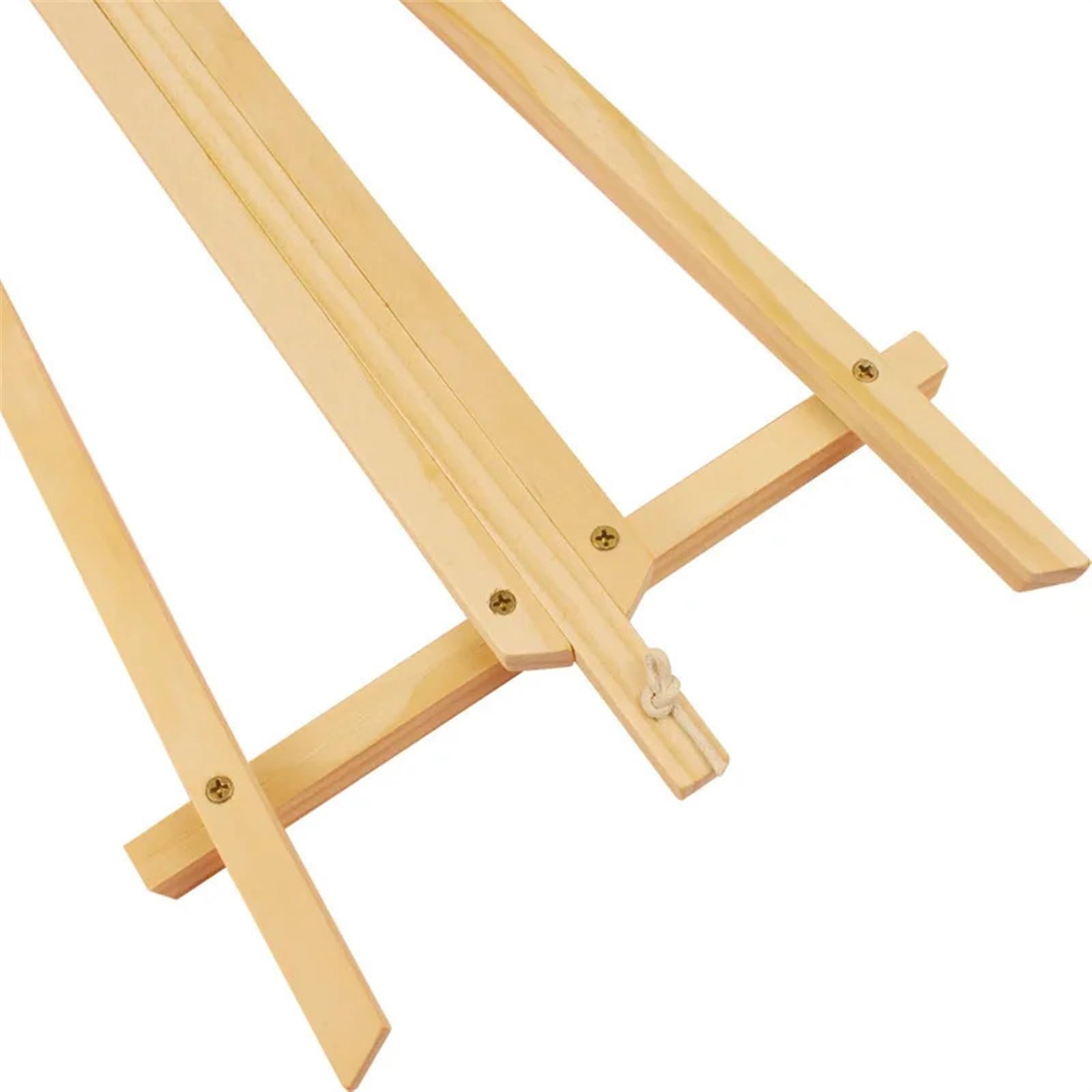 Sztaluga malarska z trójnogiem, 30cm-50cm do rzemiosła malarskiego drewniany stojak na dekoracje świąteczne materiały artystyczne malowania(40cm)