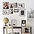 FIXSMITH 10 Pack Picture Frames Collage Wall Decor for Mounting or Tabletop Display, Gallery Wall Frame Set with Two 8x10 Black Frames, Four 5x7 Frames and Four 4x6 Frames, Multi-Pack Photo Frame Set