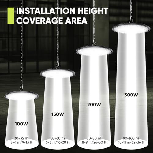 Lampe Atelier LED 150W UFO pour illuminer efficacement les grands volumes sombres