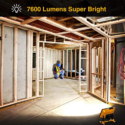 Onforu 80W Faretto da Cantiere, 7600LM Faretto LED...