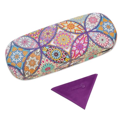 Image of PERFECTSIGHT Hard Shell Eyeglasses Case, Kawaii Protective Glasses Case for Kids, Cute Eyeglass Case for Women Men Girls