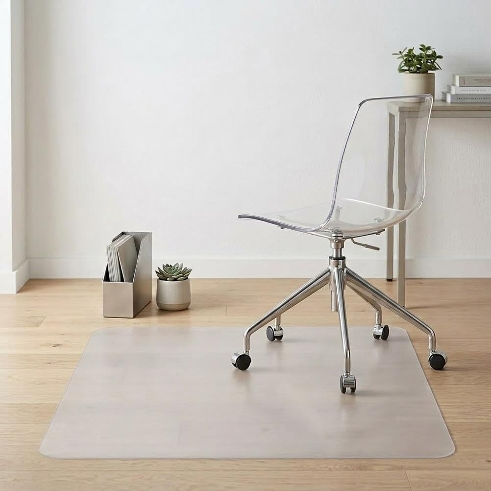 Protector de Suelo para Silla con RuedasTapete de PVC para Silla de Oficina