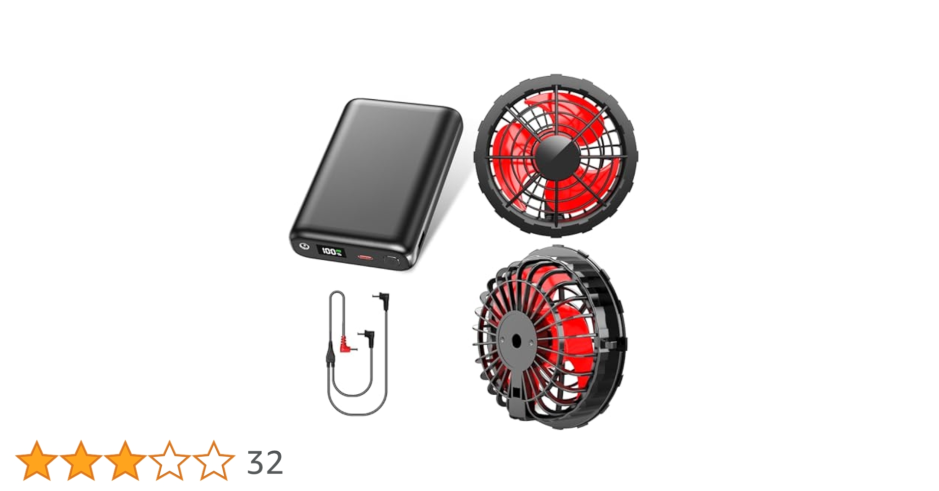 Amazon.co.jp: 空調作業服 ファンバッテリーセット 33V 超高出力