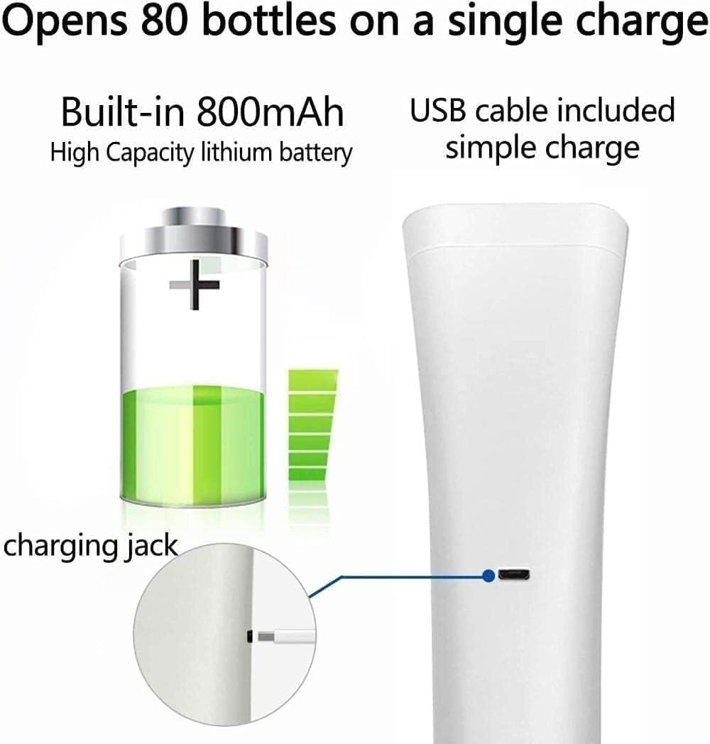 Electric Wine Opener, Electric Wine Bottle Opener Automatic Wine Opener Electric, Electric Bottle Opener Electric Corkscrew Wine Bottle Opener Electric Rechargeable