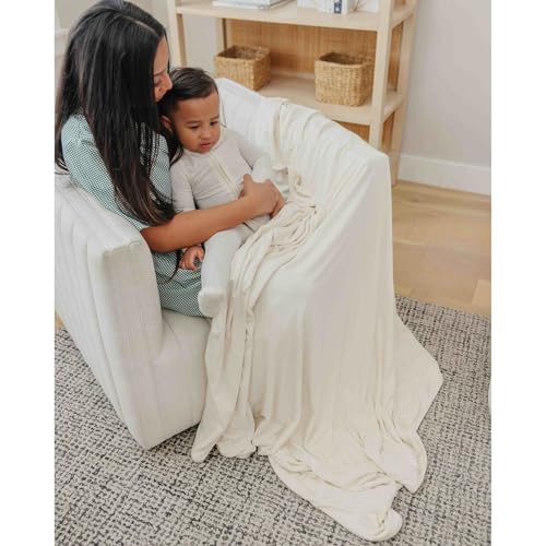 Image of Copper Pearl Jumbo 3-Layer Baby Blanket: Soft Baby Quilts for Boys and Girls | Breathable, Cozy, Toddler Blanket | Baby Quilt for Newborns | 60x72 Premium Material | Butter