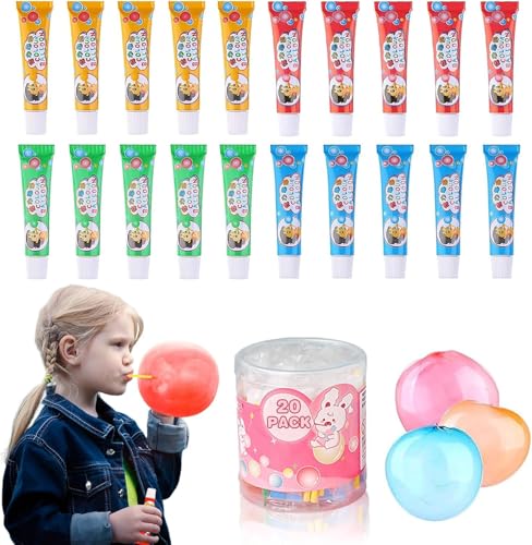 BeyondLuv 20PCS Blow Plastic Bubbles For Kids Toy- Large Bubble Balloons Party Favors For Kids Giveaways Return Gifts For Toys For Boys Girls Party Birthday Gift Toddler Outdoor Toys