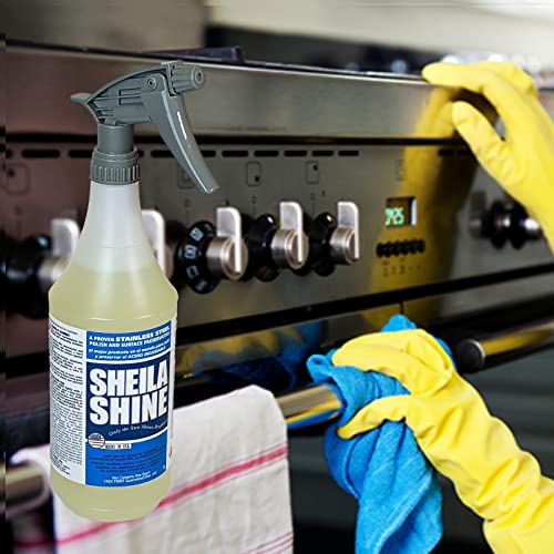 Pulidor y Limpiador de Acero Inoxidable Sheila Shine 6x32 oz miniatura 3