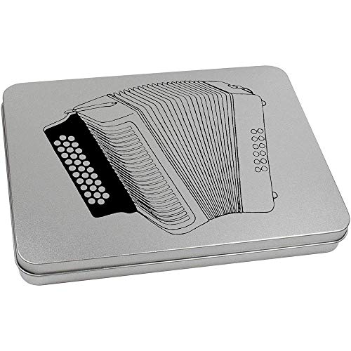 Azeeda 220mm 'Accordian' Metal Hinged Tin/Storage Box (TT00099561)