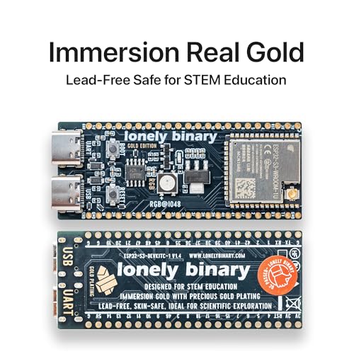 Image of Lonely Binary 3-Pack ESP32-S3 N16R8 IPEX Antenna Dev Board for Arduino IDE | 16MB Flash, 8MB PSRAM, 240MHz; WiFi + BT 5.0 LE; external IPEX antenna; dual USB-C 5V, VIN 5-12V; 2x40-pin GPIO headers