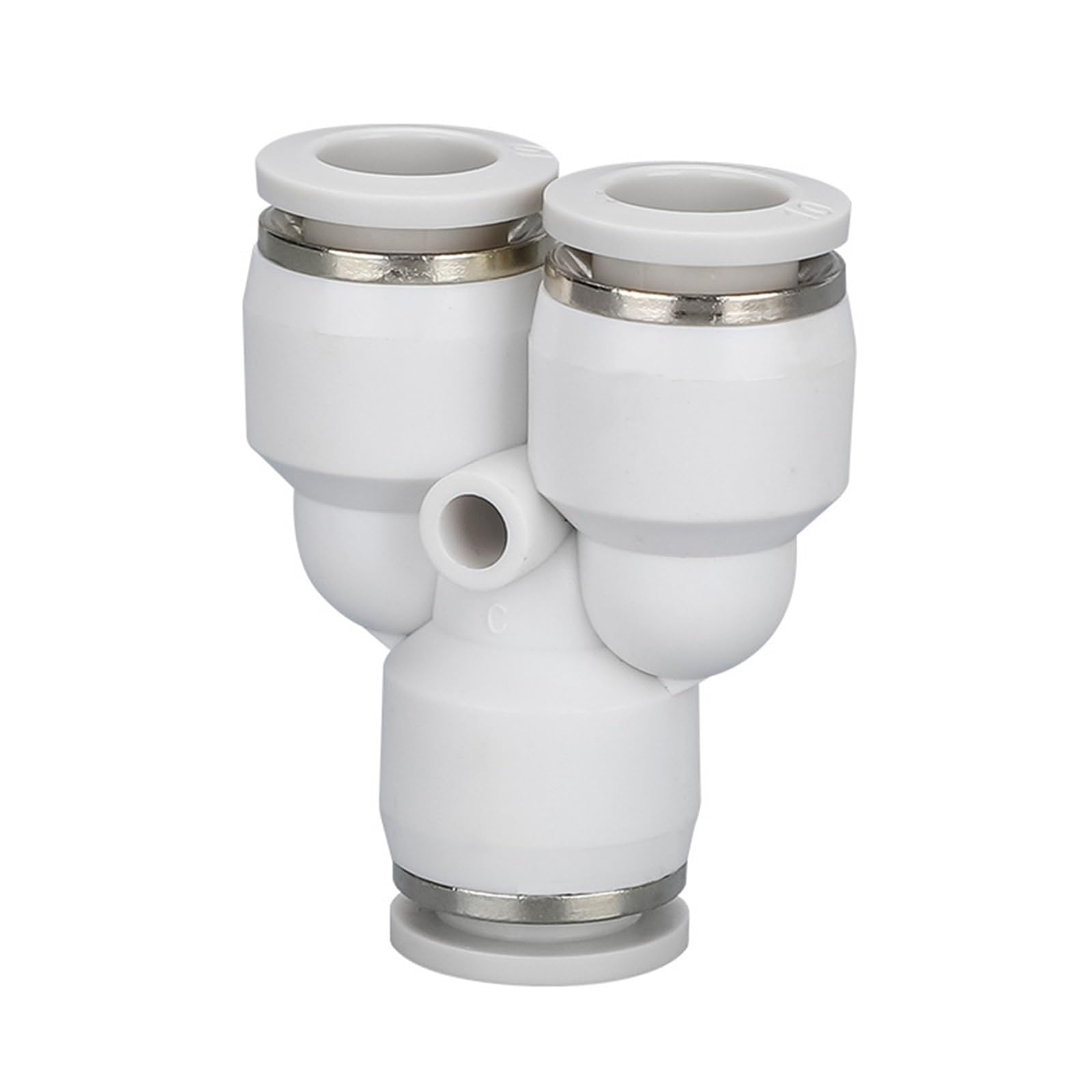 Tapón de tubo de aire PY16 negro tipo conector rápido en Y de tres vías