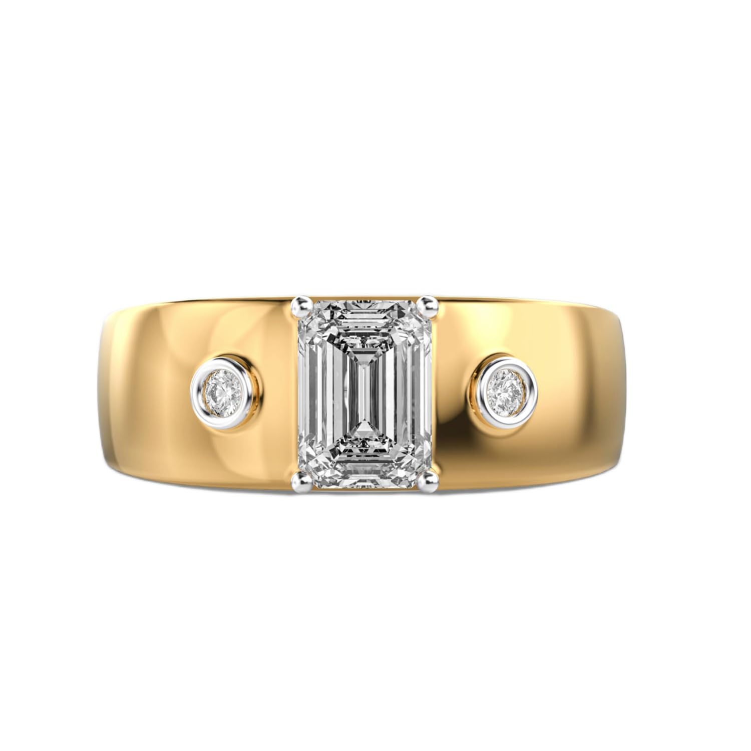 Bague moissanite argent 925 ne ternit pas luxe accessible - 5