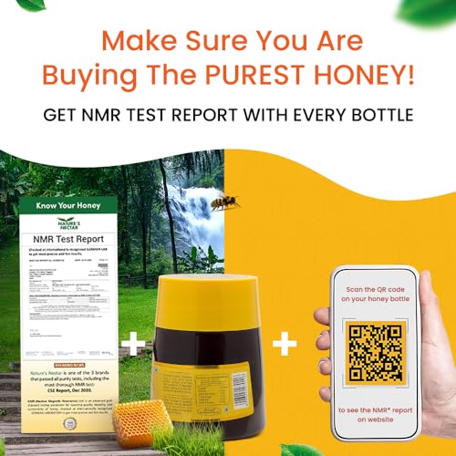 Image of Nature's Nectar Natural Honey | 100% Pure Honey | Plain Honey | 250gm Bottle