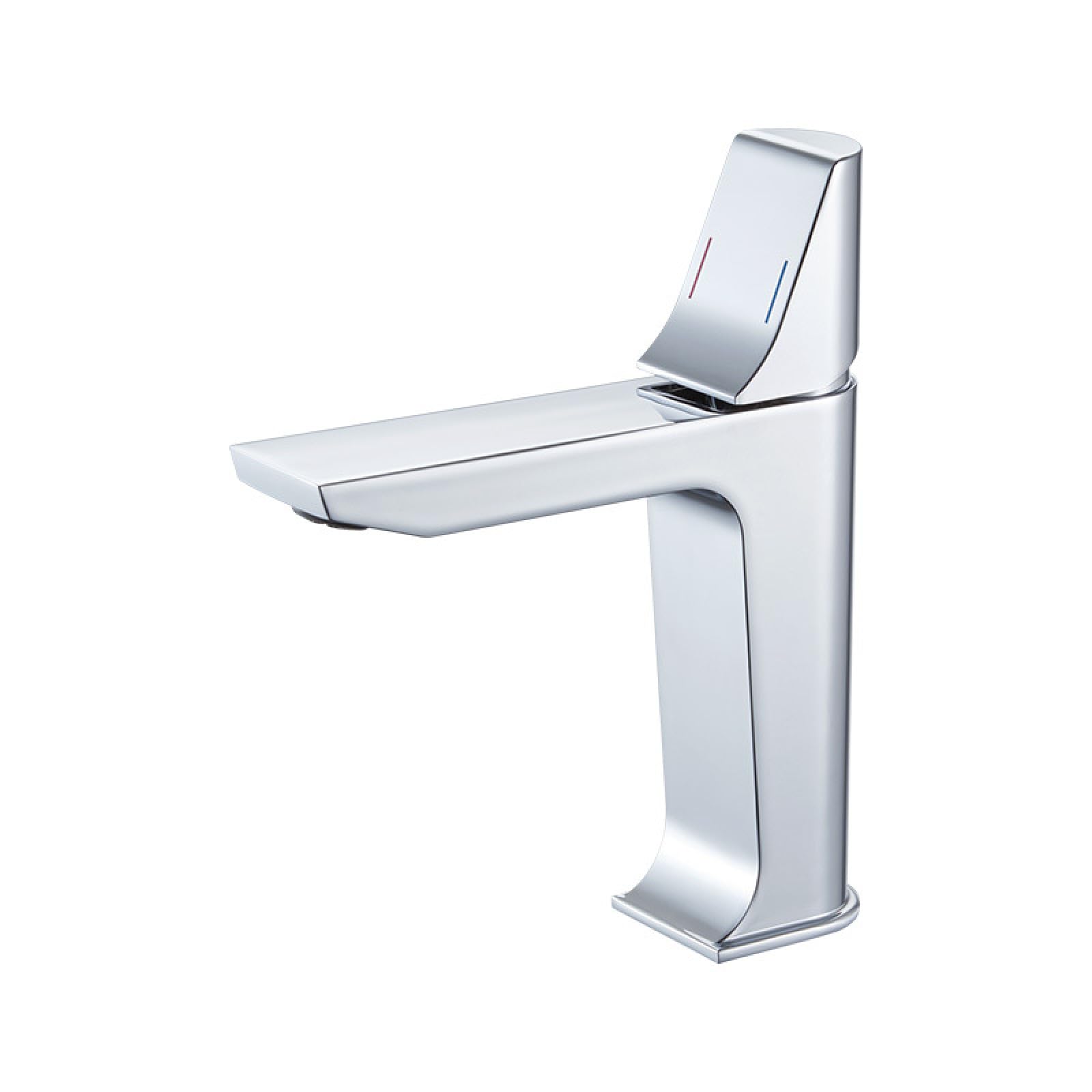 Fanjubei Chrome Plating Bathroom Copper Hot And Cold Basin Faucet, Chrome-Plated