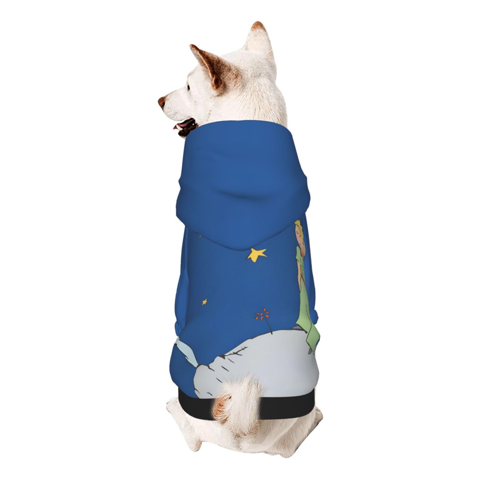 犬服 SS わんこの普段着　オレンジとペールブルーの花 犬服 S わんこの普段着オレンジとペールブルーの花