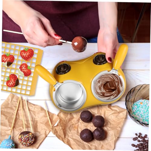 Olla eléctrica doble para derretir chocolate 110V miniatura 4