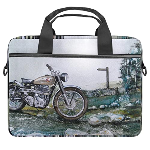 Pochette PC portable 13-14.5 pouces avec design rétro multicolore durable