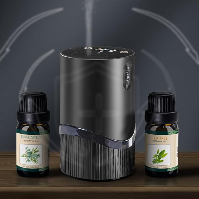 Difusor de Aromas Eléctrico Portátil - Fenpos PR66A Negro miniatura 2