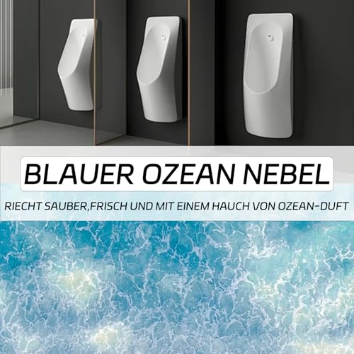 JiuXinYuKeJi 6 Urinalsieb Mit Duft, Spritzschutz, Lufterfrischer Einzeln Verpackt für WC, Urinaleinlage Einsatz für Toiletten Badezimmer Bürohotels Lufterfrischer -（6 Orange）