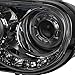 AKKON - For 2005-2010 Chrysler 300C Smoked Smoked Dual Halo Ring DRL Daylight LED Strip Halogen Type Projector Headlights