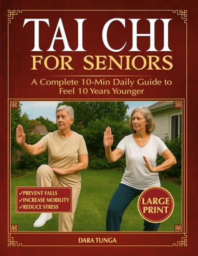Tai Chi for Seniors: A Complete 10-Min Daily Guide to Feel 10 Years Younger - Low-Impact Illustrated Exercises to Prevent Falls, Increase Mobility & Reduce Stress | Extra-Large Print