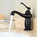 Produktbild Schwarz Bad Waschtisch Armatur Waschbecken Mischbatterie Einhebelmischer Wasserhahn