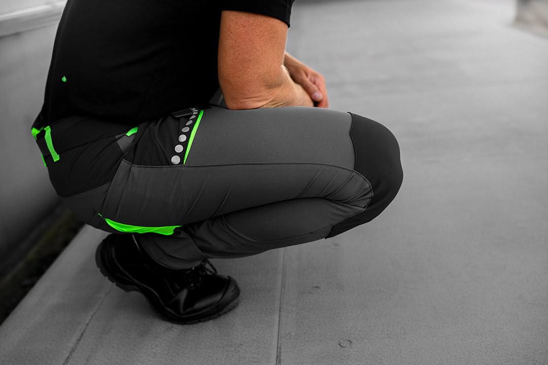 NEO TOOLS Arbeitshosen Cargohose Herren Baumwolle Outdoorhose Männer | Arbeitshosen Multifunktion Lange Bundhose, Für die Arbeit Herren-Arbeitshose lang, XS-3XL
