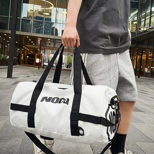Sac de sport vert multi-compartiments avec bandoulière réglable