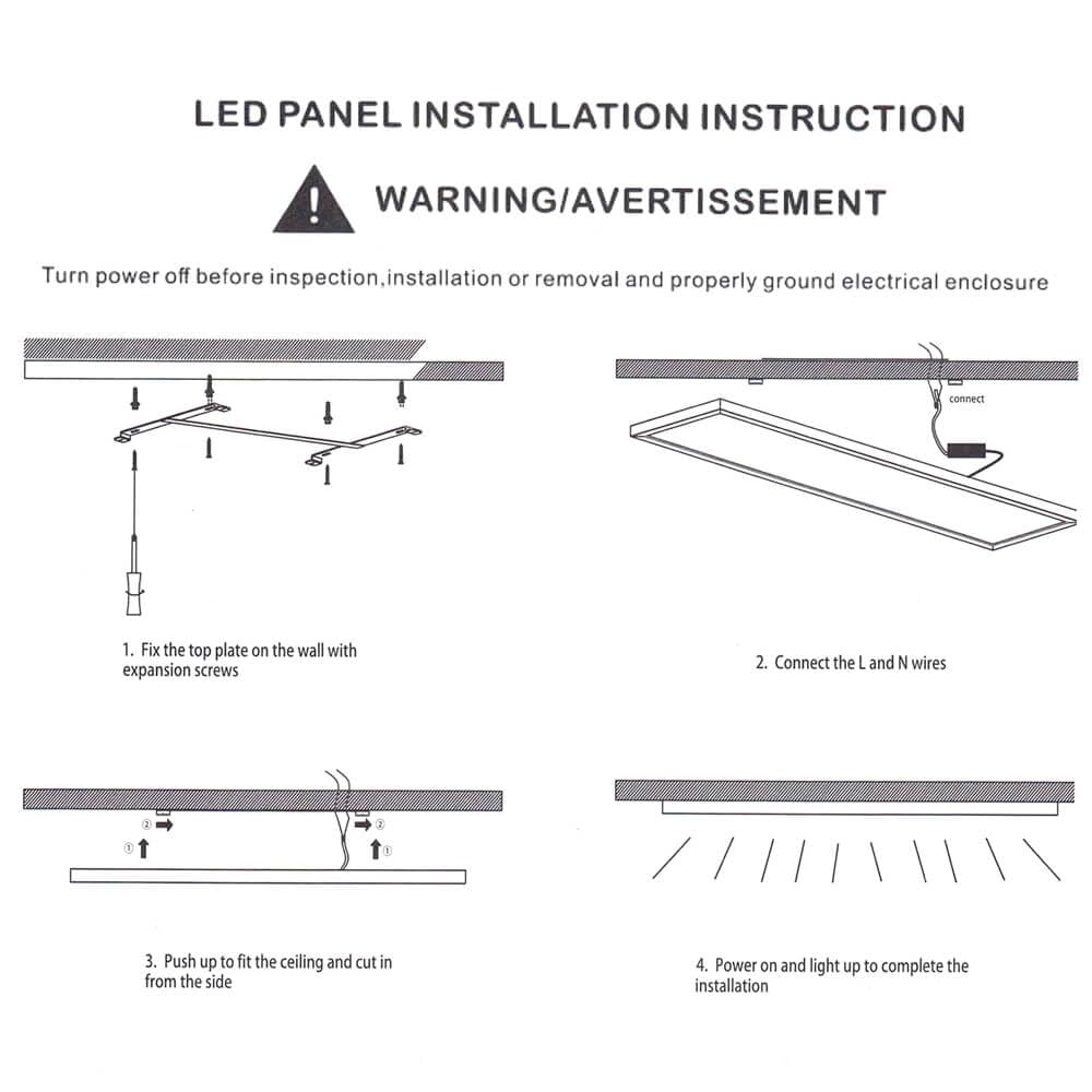 FactorLED GXtronic Pack Panel LED 60x30 Superficie 36W (360W), 4000Lm, Plafón Cuadrado Techo, Potencia Regulable, 3CCT Luz Seleccionable, 595x295x22mm (2)