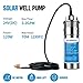 ECO-WORTHY Solar Well Water Pump Kit 24V DC Submersible Water Pump with 4pcs 100W Mono Solar Panel Lithium 30AH Battery&Controller for Well Pond Home Farm Stainless Steel- DELIVERY IN 3 PACKAGES
