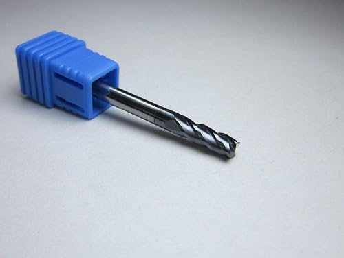 Miniatura 4 de 5 piezas HRC45 DIA 0.157 in de carburo de tungsteno extremo fresas juego fresa 4 flautas 45HRC CNC máquina torno corte para acero general