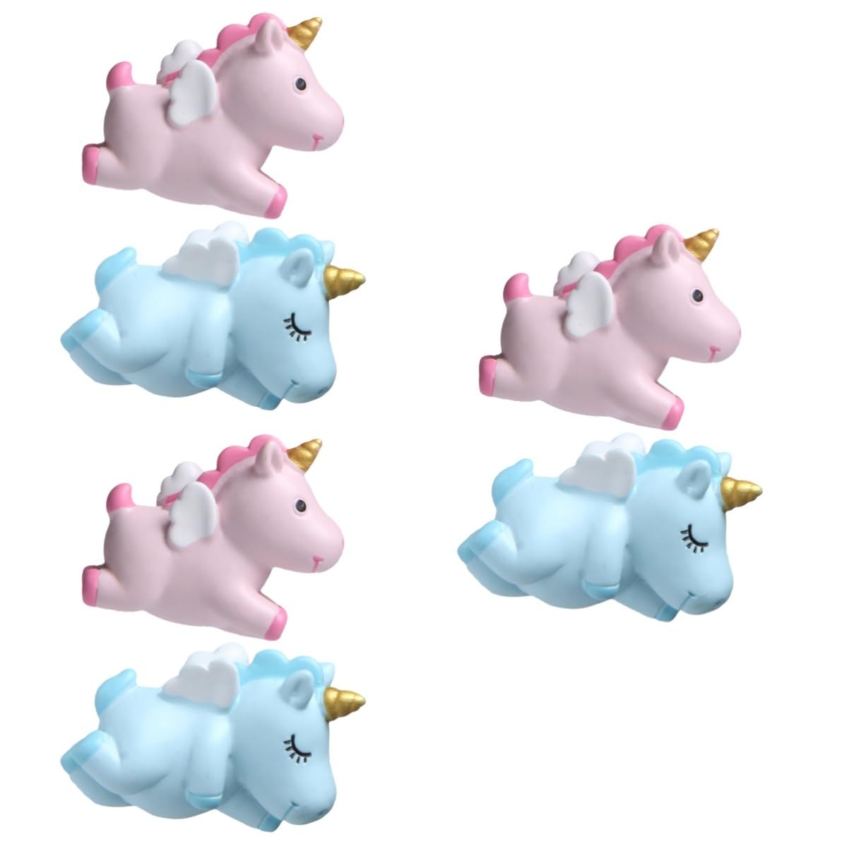 Imán de nevera decoración de unicornio y juego de imanes de refrigerador para mensajes