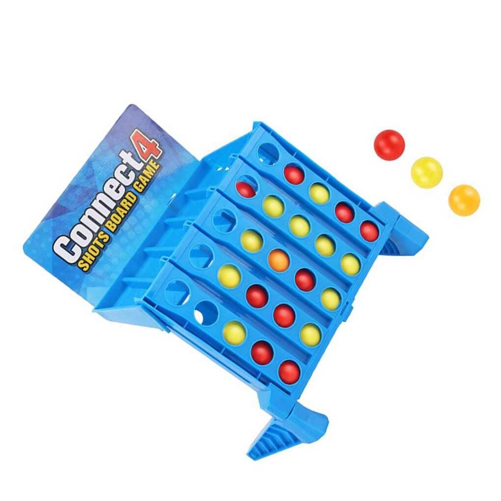 mophrati 4 Shots Game Bouncing Ball Connect Toy Funny Educational Accessories Safe Fine Workmanship Entertainment Indoor School