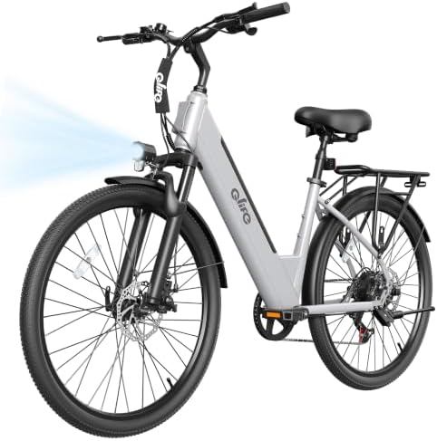 Qlife Cityone Electric Bike for Adults, 1000W Peak Motor, 25MPH Ebike