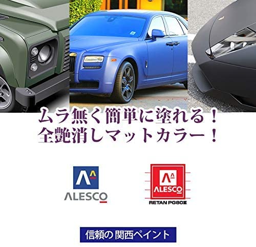 Amazon | ホートク 関西ペイントPG80 つや消し マット ブラック 1.9kg