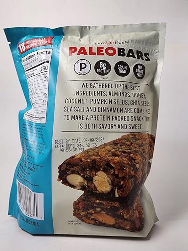 Sure Life Foods Paleo Bars, 18 barras envueltas miniatura 3