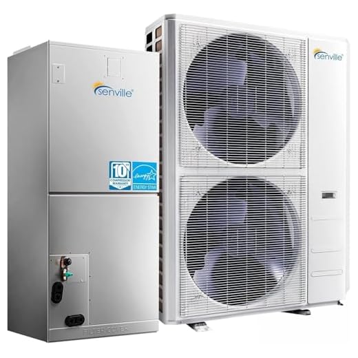 Senville Central Air Conditioning System, Heat Pump, 5 Ton, 10kW Aux