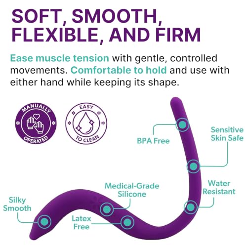Image of Intimate Rose Non-Vibrating Wand, BPA-Free, Latex-Free, Standard (Non-Vibration)