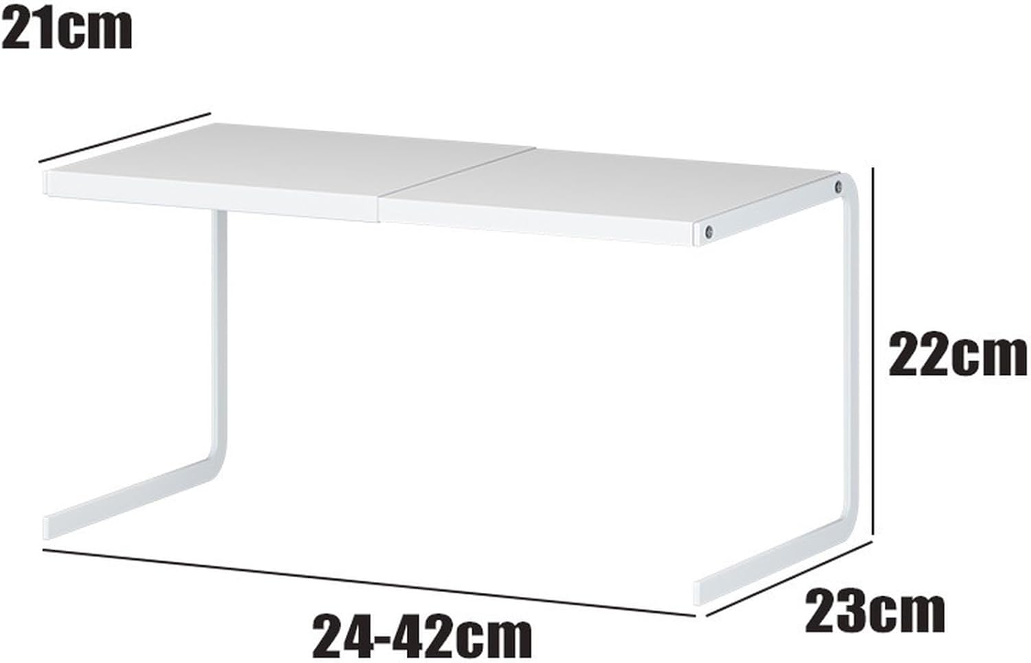 [YXSNG] 伸縮キッチンサポートラック ホワイト ブラック シンク上 コンロ上 調味料ラック キッチン レンジ上ラック 調味料