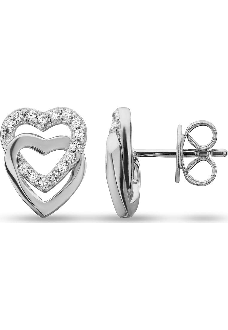 JETTE JETTE Damen-Ohrstecker 925er Silber 30 Zirkonia