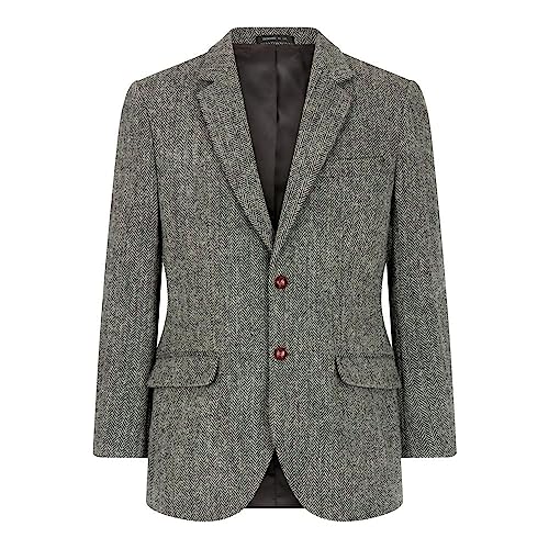 WALKER AND HAWKES - Blazer Harris Tweed Blakemore da Uomo