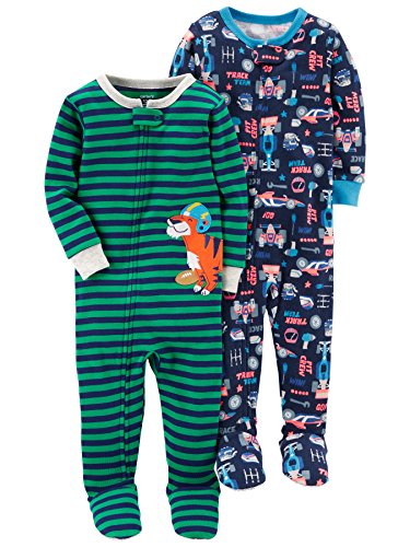 Image of carter's Baby Boys 2-Pack Cotton Pajamas