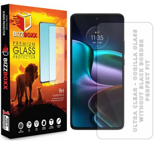 Image of Tempered Glass Motorola Edge 30, Moto G84 | G54 | Moto G73 | G32 | G42 | G52 | G72 | G82 | Without Black Border-Edge To Edge | 9H Hardness /With Easy Installation Kit (Pack Of 1)