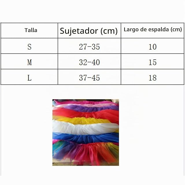 Foto 8 de 8 de Hapihom Falda tutú colorida para mascotas, lindo vestido de cumpleaños, suministros para mascotas