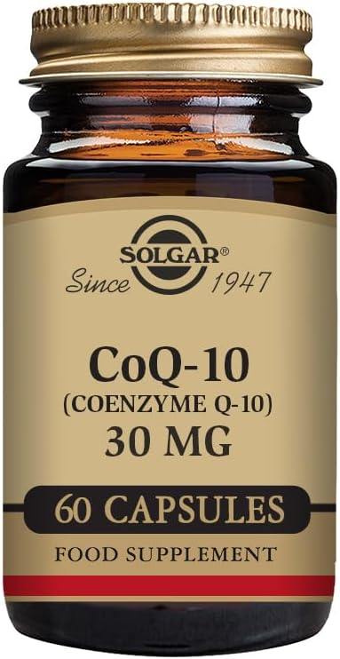 CoQ-10 (Coenzyme Q-10) 30 mg Vegetable Capsules - Pack of 60 - Helps Reduce Effects of Aging - Supports Energy Production - Vegan, Gluten Free and Kosher