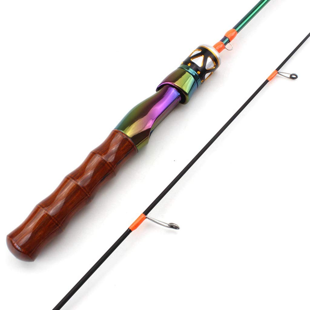 Colorful Carbon UL Spinning Rod 1.68m 3-7g Ultralight Casting Rod Light Lure Fishing Rod Solid Tips Pole (Color : Spinning Rod) (Spinning Rod)