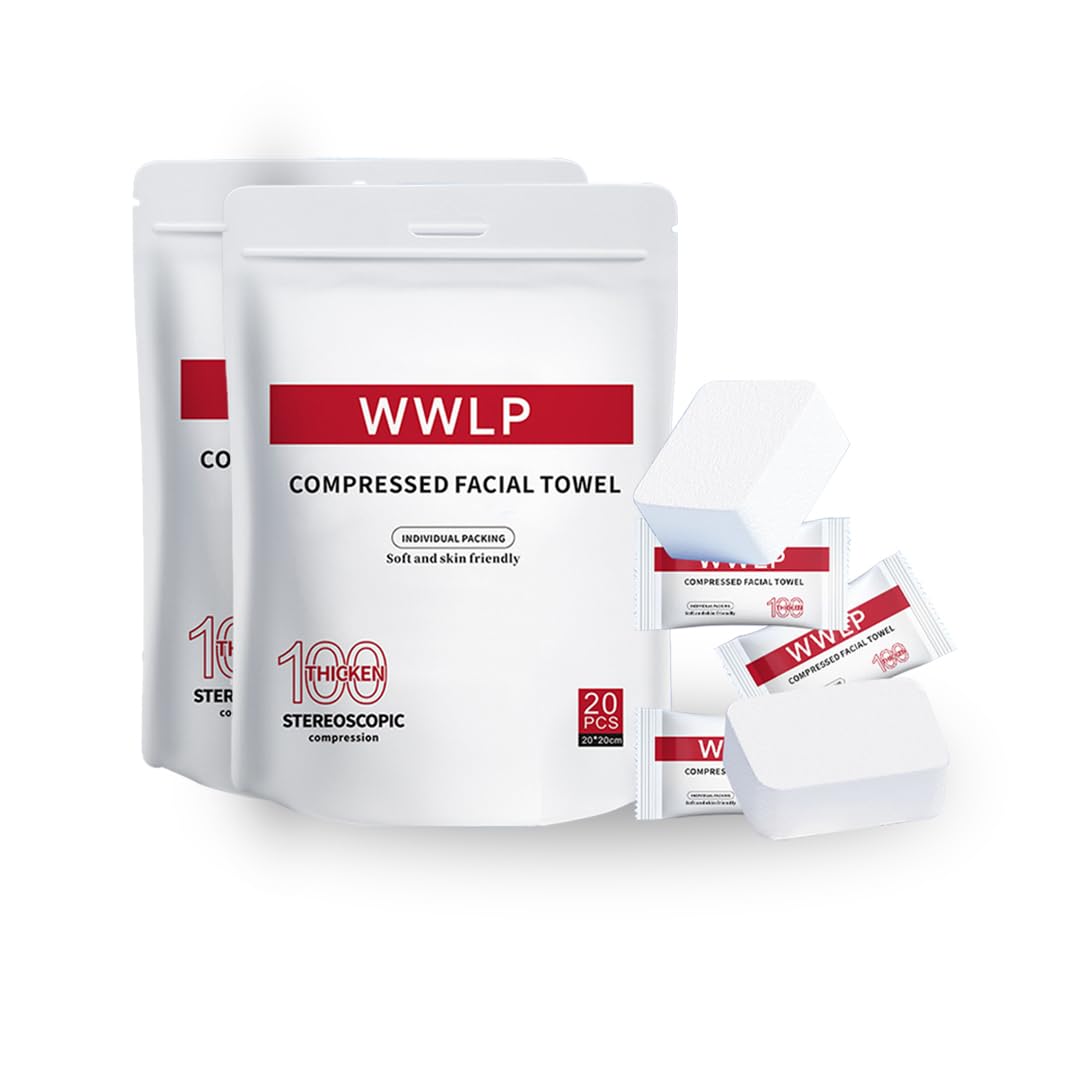 Gravity Bath WWLP Compressed Facial Towels, Individually Packed, 20 Pieces, Soft and Skin-Friendly-image-18