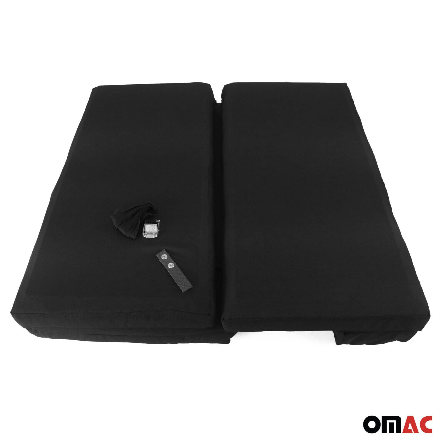 OMAC Camper Bett Fahrerhausbett Matratze kompatibel mit Ford Transit 2006-2014 Polyester Schwarz
